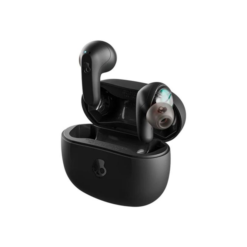 0810045687032-Skullcandy Rail - Écouteurs sans fil avec micro - intra-auriculaire - Bluetooth - noir br-P_405232467_1-0