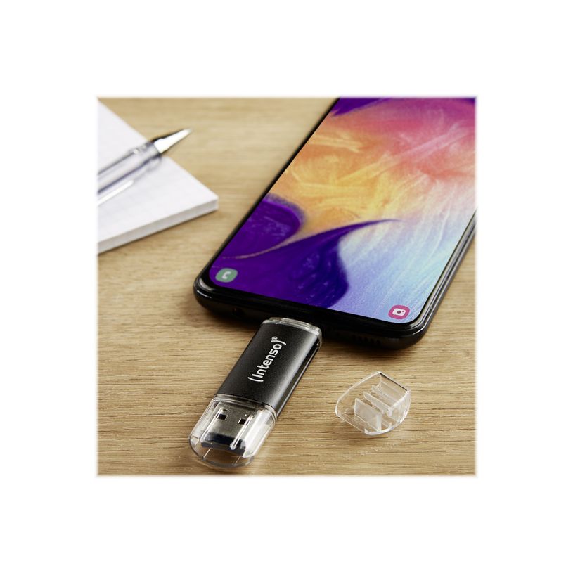 4034303031290-Intenso Twist Line - Clé USB 128 Go - USB 3.2 Gen 1 / USB-C - anthracite-P_405232627_3-2