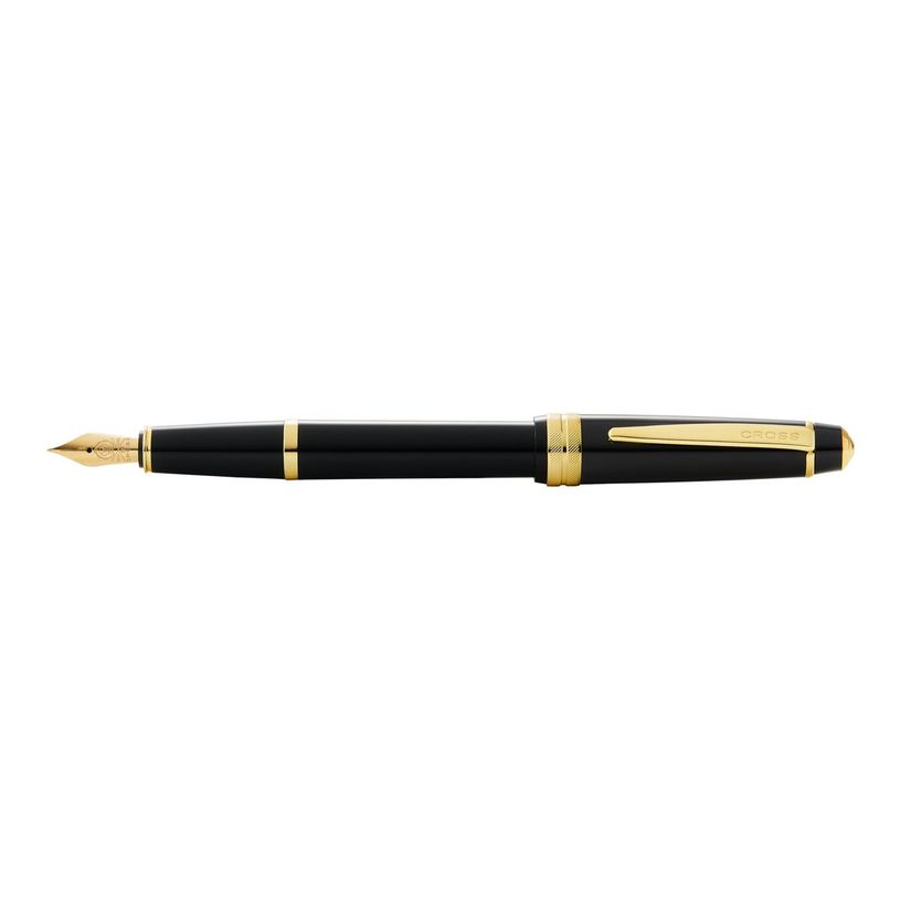 0073228142890-Cross Bailey Light - Stylo plume - noir - moyen - rétractable-P_405233307_1-0
