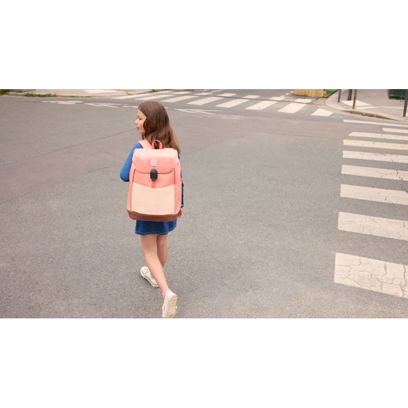 0404052342178-Sac à dos scolaire Noah - 43,5 cm - 1 compartiment - rose - Biopic--5