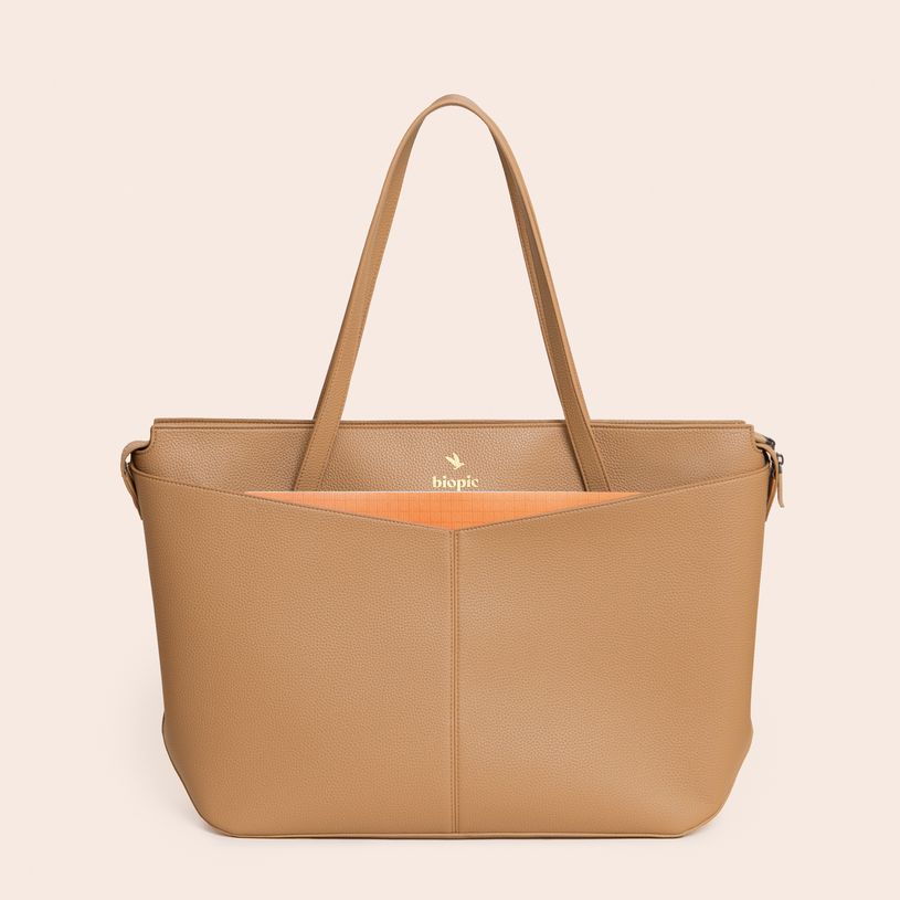 0404052342239-Biopic - Sac Cabas professionnelle - Sofia - camel-P_405234223_2-1