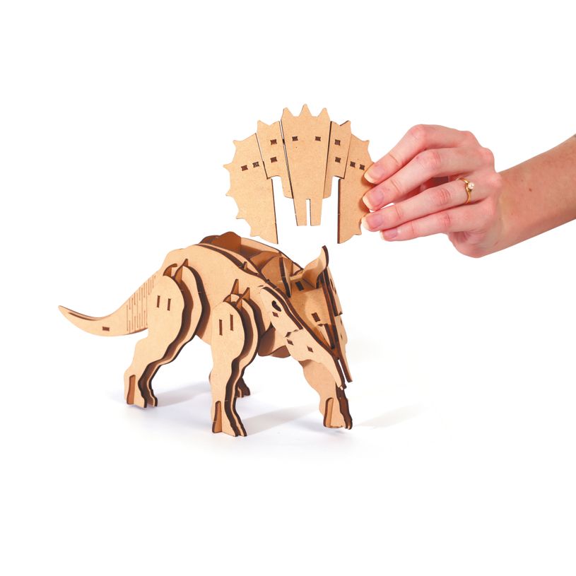 3532436509354-Maquette bois 3D Triceratops - 55 pièces - disponible dans différents modèles--1
