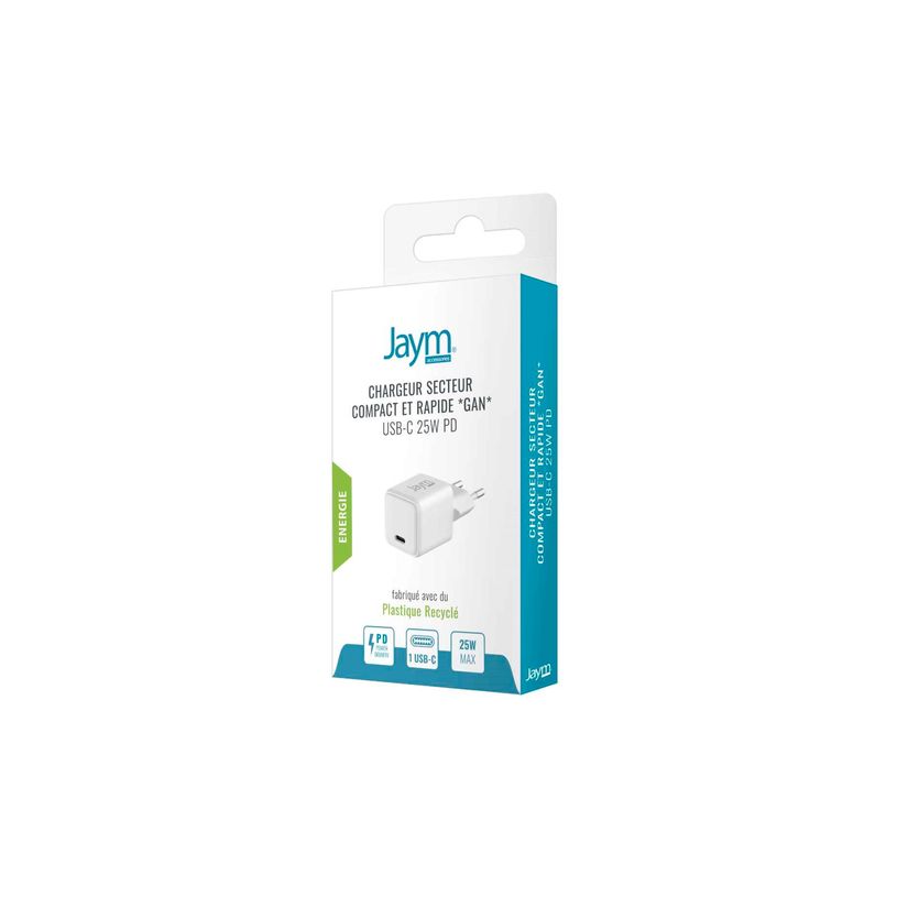 3701263527088-JAYM - Adaptateur secteur - compact, fast, GaN, GRS certified - 25 Watt - 3 A - PD 2.0/PPS (-P_405235445_1-3