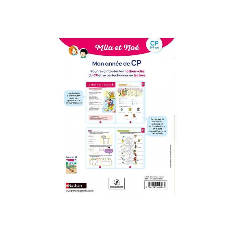 9782095016241-Mila et Noé - Mon année de CP - CP - livre d'activités-P_405235519_2-1