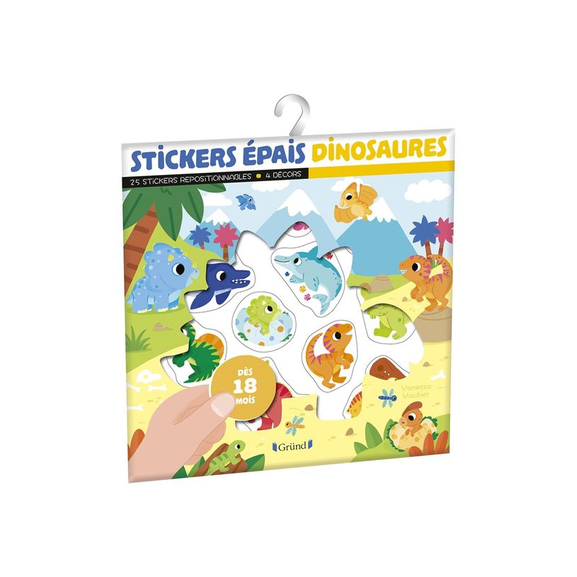 9782324032400-Grund - Adhésif décoratif - 25 pièces - dinosaure-P_405235548_2-1