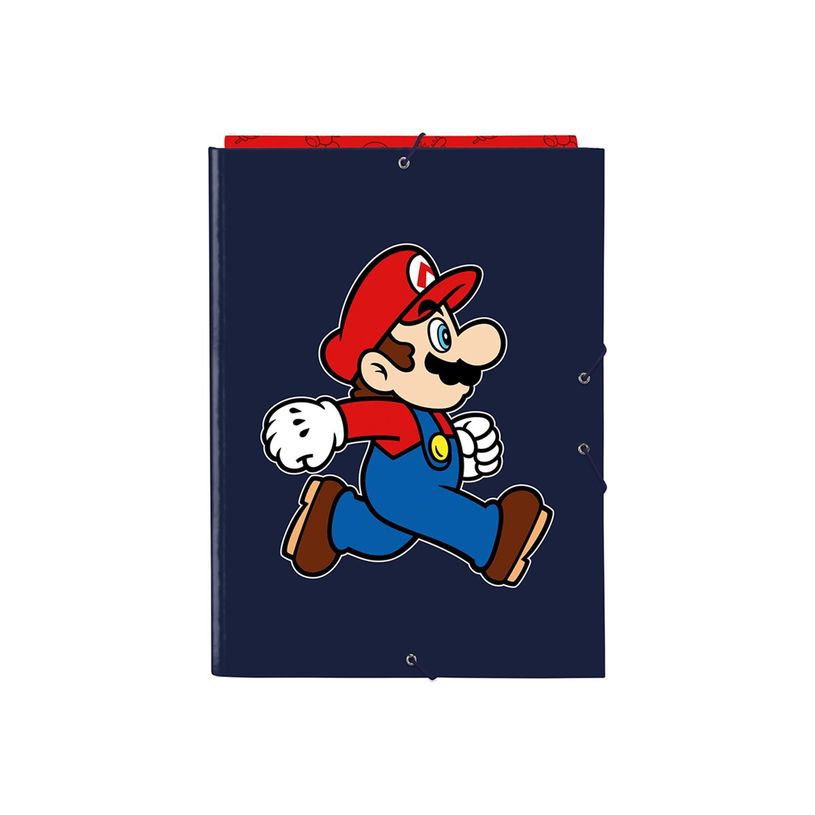 8412688585595-Super Mario - Chemise à 3 rabats - largeur de dos : 25 mm - trick-P_405236688_1-0
