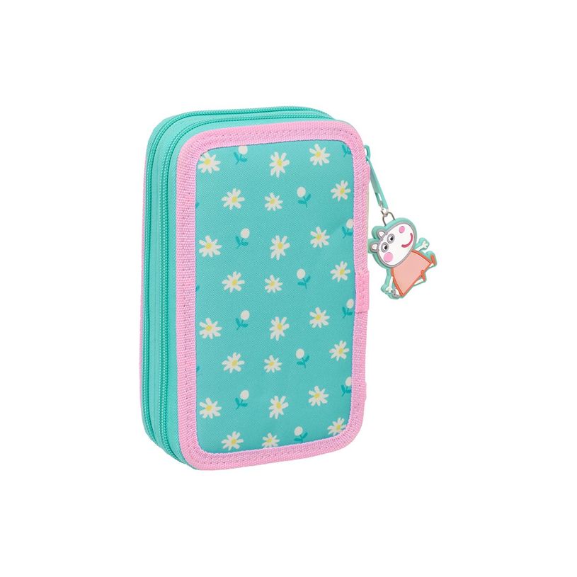 8412688524037-SAFTA - Trousse - double, 29 pcs - Peppa Pig "Pretty Flowers"-P_405236832_3-0