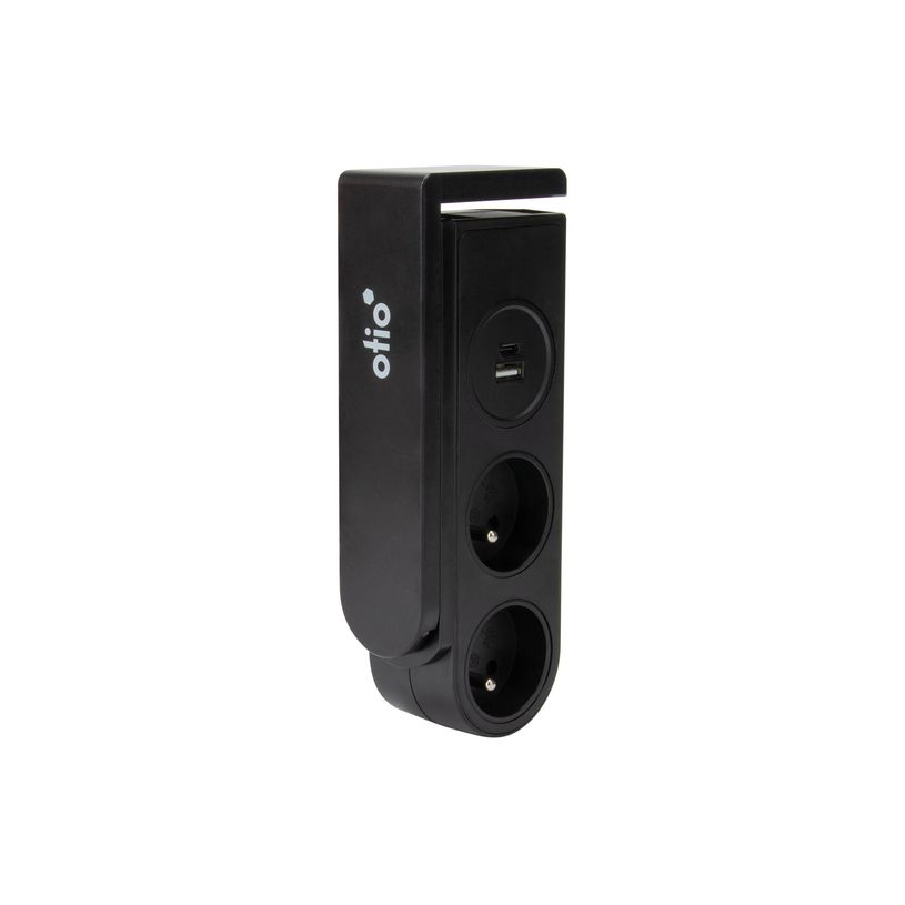 3545417601114-Otio - Coupe-circuit (clamp-mountable) - clip-on, with USB chargers - CA 230 V - 3680 Watt - connecteurs de sortie : 2 (2 x Type E, USB, 24 pi-P_405239225_6-4