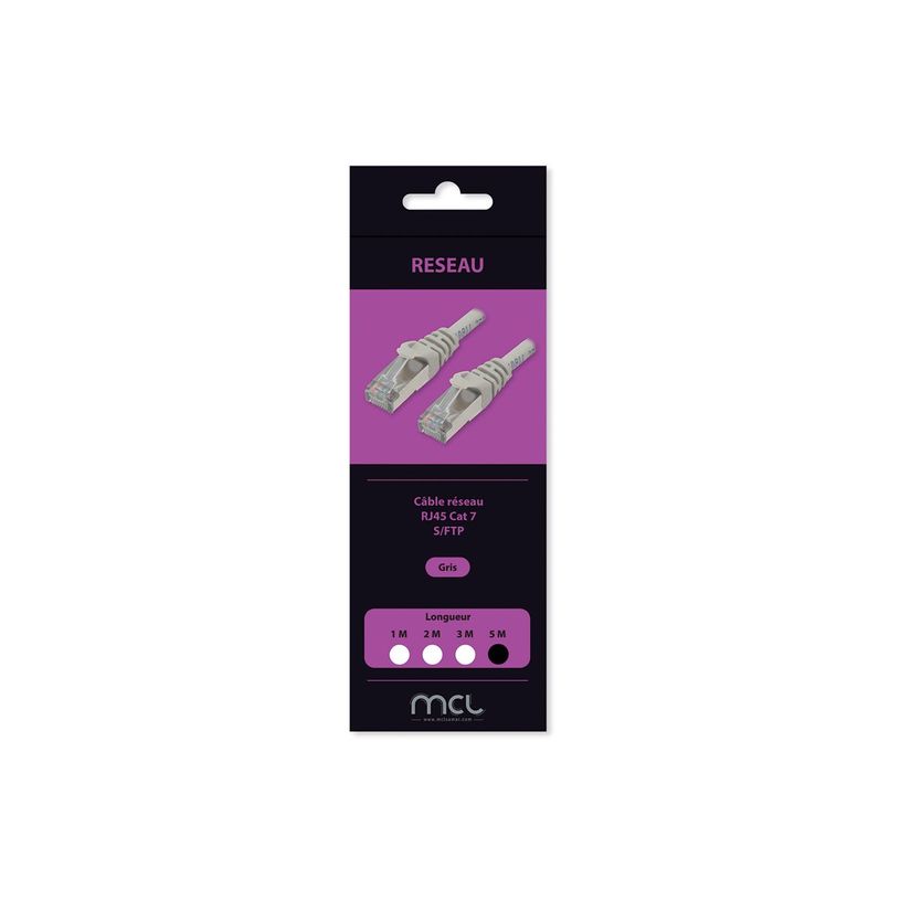 3700224771829-MCL - Câble réseau - RJ-45 (M) pour RJ-45 (M) - 5 m - gris-P_405239949_3-1
