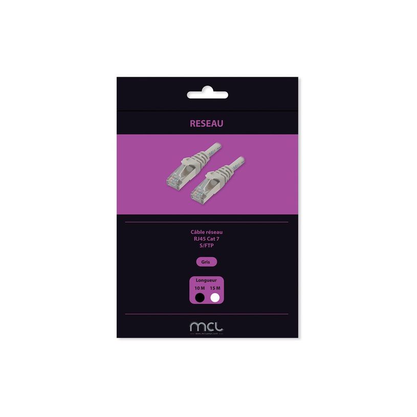 3700224771836-MCL - Câble réseau - RJ-45 (M) pour RJ-45 (M) - 10 m - gris-P_405239950_3-1
