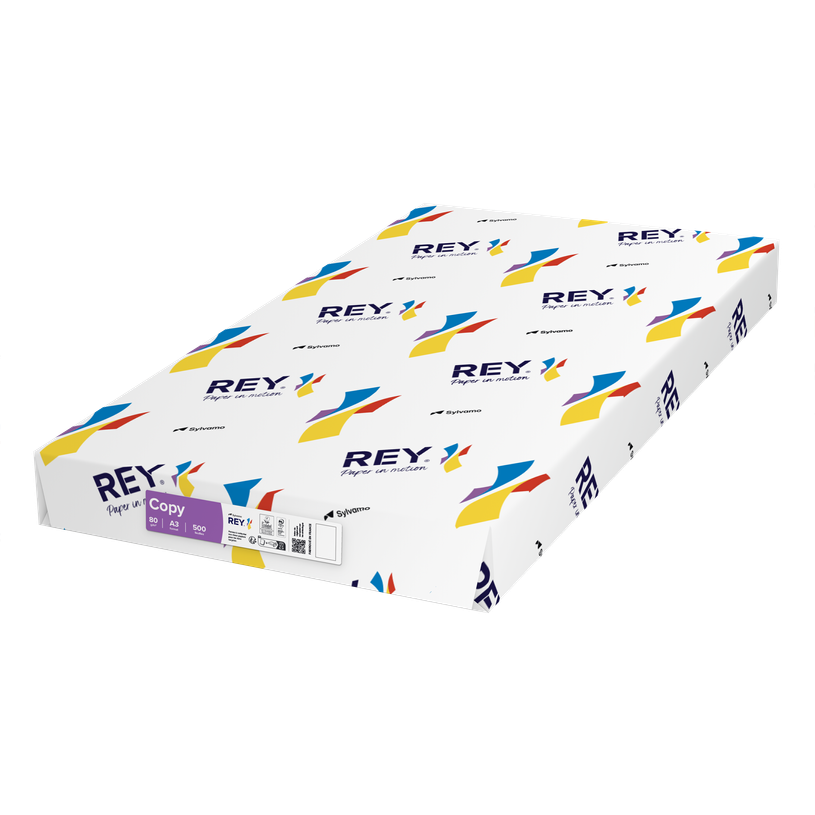 3141728720003-Rey Copy - Papier blanc - A3 (297 x 420 mm) - 80 g/m² - 1500 feuilles (carton de 3 ramettes)--3