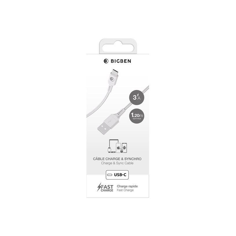 3571211536024-BIGBEN Connected - Câble USB pour 24 pin USB-C (M) - 1.2 m - blanc-P_405240123_1-4