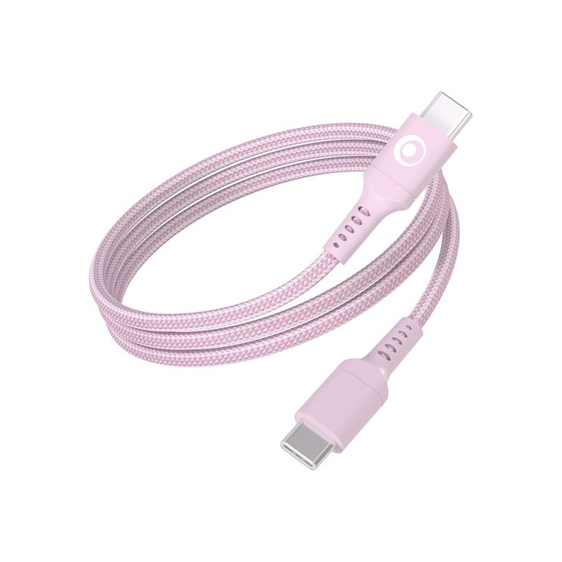 3571211536086-BIGBEN Connected - Câble USB-C pour 24 pin USB-C (M) - 3A/60W - 1.2 m - rose-P_405240129_3-1