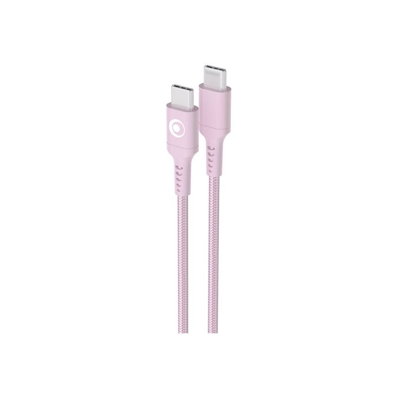 3571211536086-BIGBEN Connected - Câble USB-C pour 24 pin USB-C (M) - 3A/60W - 1.2 m - rose-P_405240129_4-2