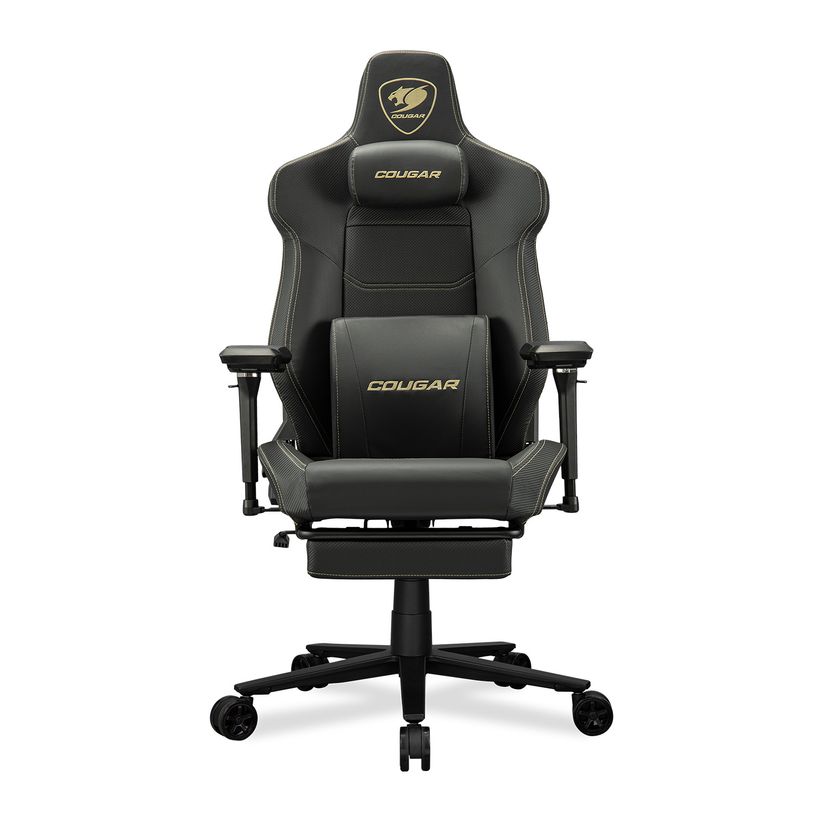 4710483777332-Fauteuil gamer ARMOR EVO M - accoudoirs réglables - appui-tête intégré - noir et or-P_405240150_1-0