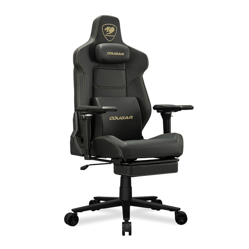 4710483777332-Fauteuil gamer ARMOR EVO M - accoudoirs réglables - appui-tête intégré - noir et or-P_405240150_2-2