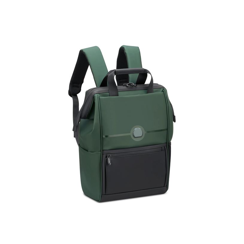 3219110535976-Delsey Turenne Soft - Sac à dos pour ordinateur portable - 385 x 350 x 175 mm - vert-P_405240309_9-4