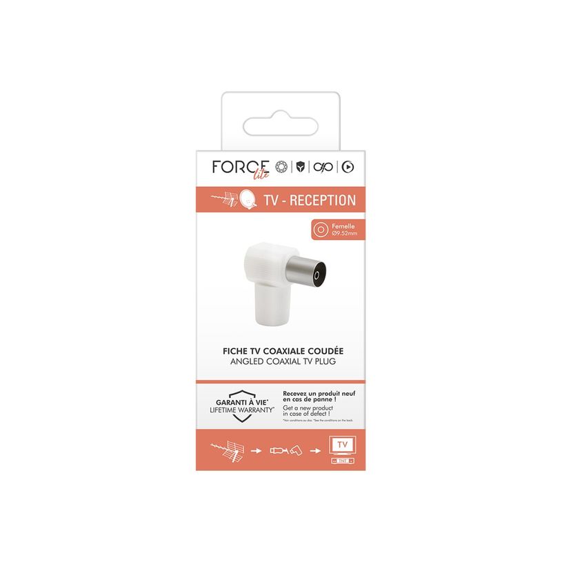 3571211530428-Force Power Lite - Adaptateur d'antenne - IEC connector (9.52mm) femelle incliné - blanc-P_405240478_2-4