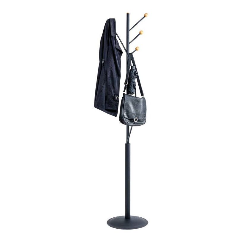 4002390075015-MAULaura - Porte-manteau sur pied - 4 patères - noir-P_405241908_5-3