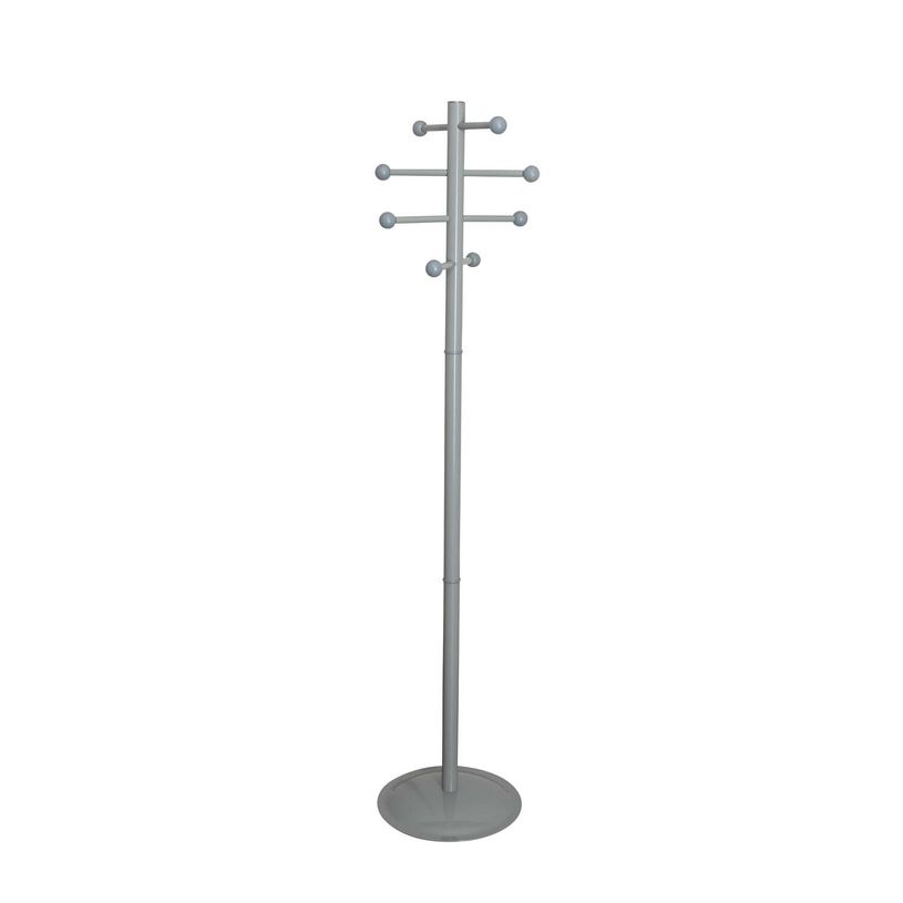 4002390095068-MAULSaphir Lite - Porte-manteau sur pied - 8 patères - gris-P_405241909_1-0