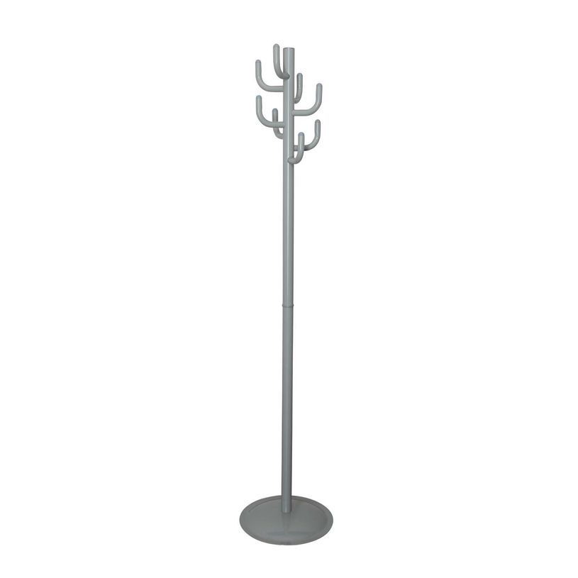4002390095075-MAULPolaris Lite - Porte-manteau sur pied - 8 patères - gris-P_405241910_1-0