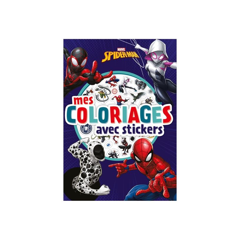 9782017243236-MARVEL - Mes coloriages avec stickers - Spider-Man - livre à colorier-P_405241990_1-0