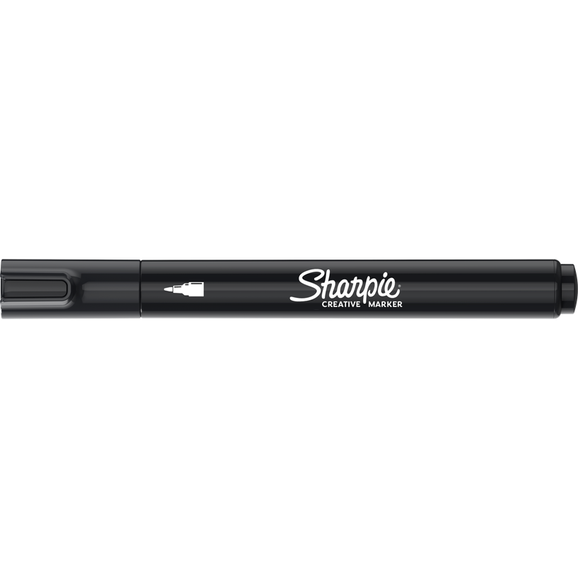 3026982055545-Sharpie Creative - Marqueur - non permanent - noir - encre acrylique à base d'eau - 2.5 mm--0