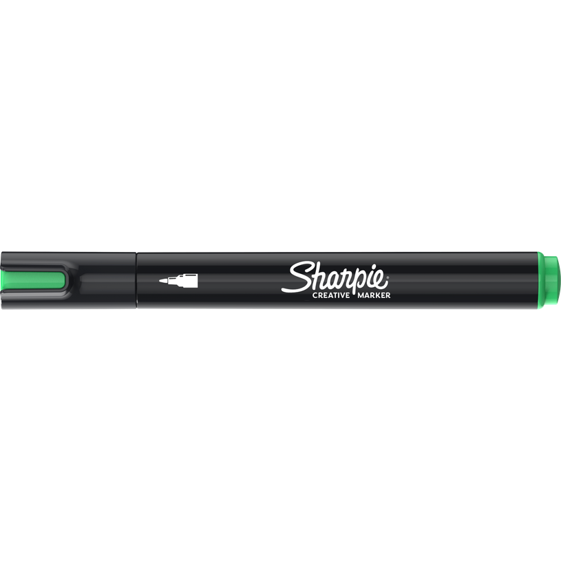 3026982055460-Sharpie Creative - Marqueur - non permanent - vert - encre acrylique à base d'eau - 2.5 mm --0