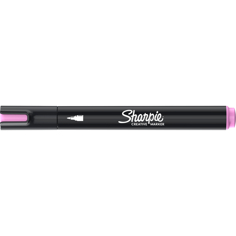 3026982055514-Sharpie Creative - Marqueur - non permanent - rose clair - encre acrylique à base d'eau - 2.5 mm--0