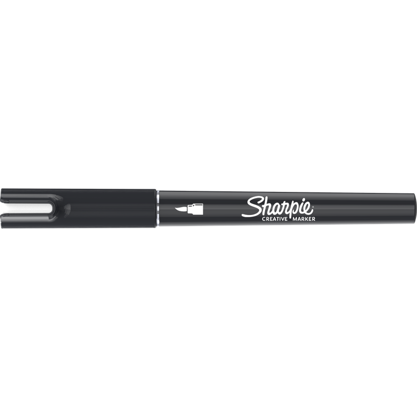 3026982055668-Sharpie Creative - Marqueur - non permanent - blanc - encre acrylique à base d'eau - 1.2 mm--0