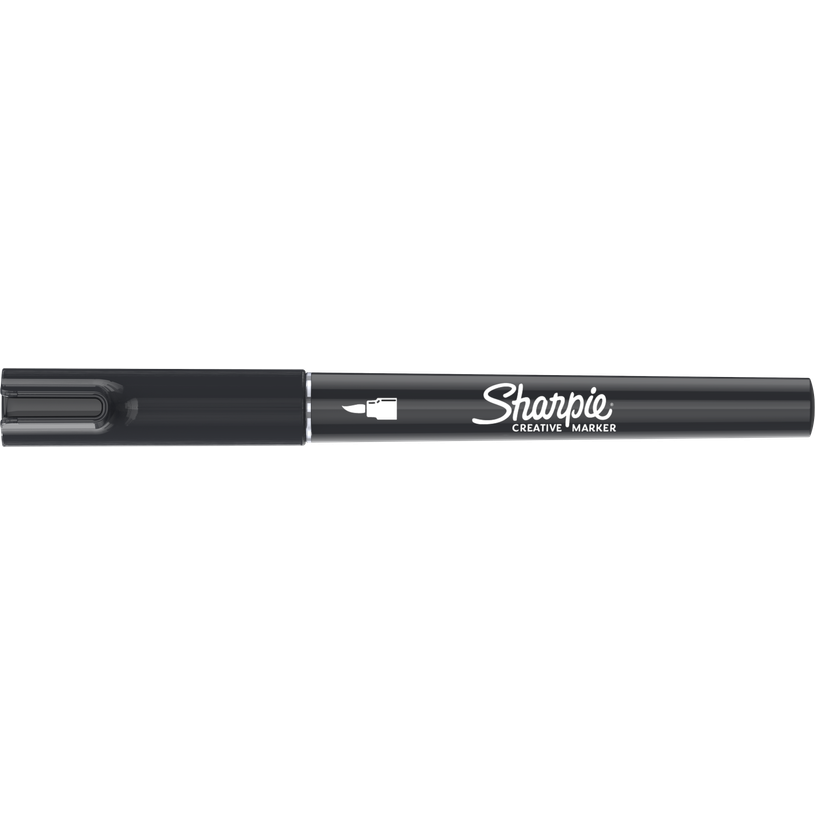 3026982055682-Sharpie Creative - Marqueur - non permanent - noir - encre acrylique à base d'eau - 1.2 mm--0