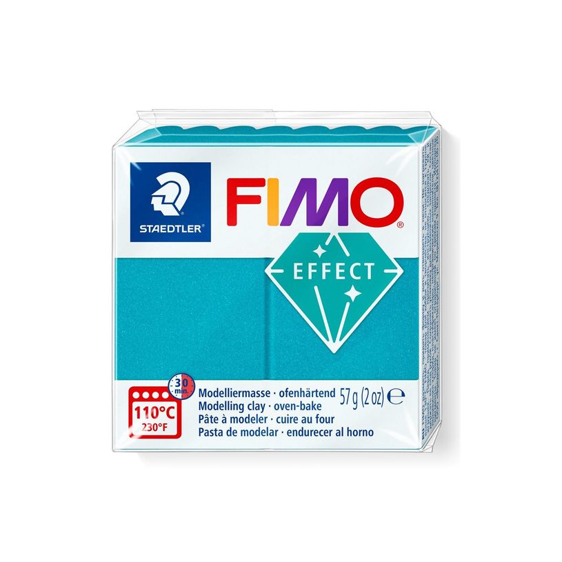 4007817141113-FIMO effect 8010 Metallic - Pâte à modeler - 57 g - turquoise métallisée-P_405242310_3-3
