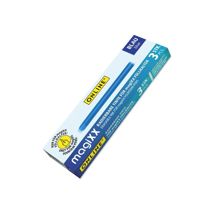 4014421171078-ONLINE magiXX - Cartouche d'encre - effaçable - bleu - encre à l'eau-P_405242346_2-0