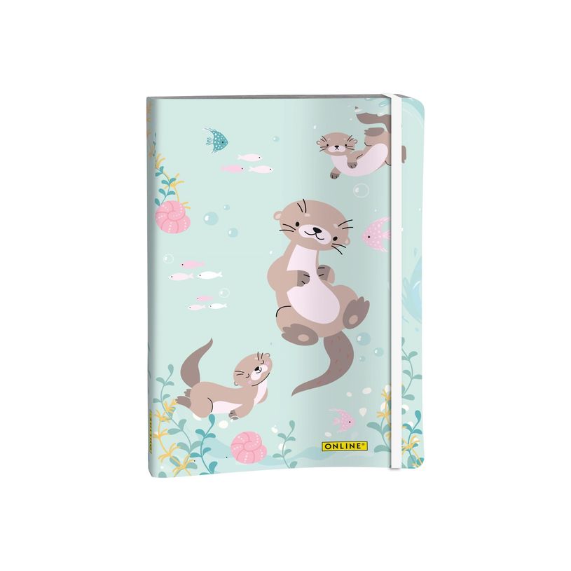4014421022875-ONLINE - Carnet à puce - A5 - 72 feuilles / 144 pages - pointillé - otter - bleu - carto-P_405242398_3-0