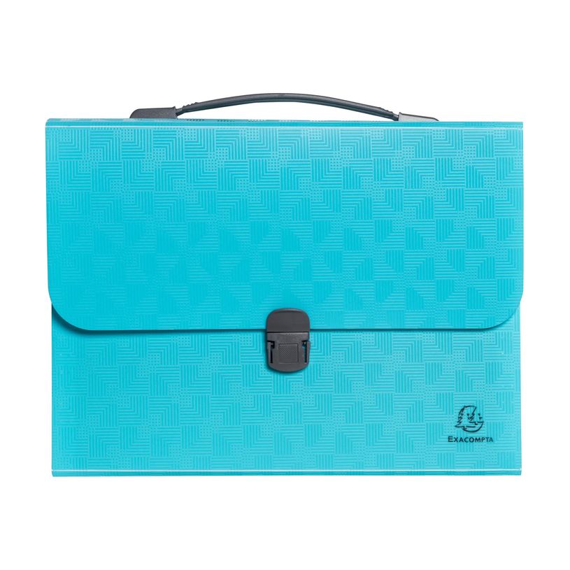 3130630556992-Exacompta Pop'N Co - Trieur à soufflet - 24 compartiments - pour A4 (210 x 297 mm) - cyan-P_405242635_2-0