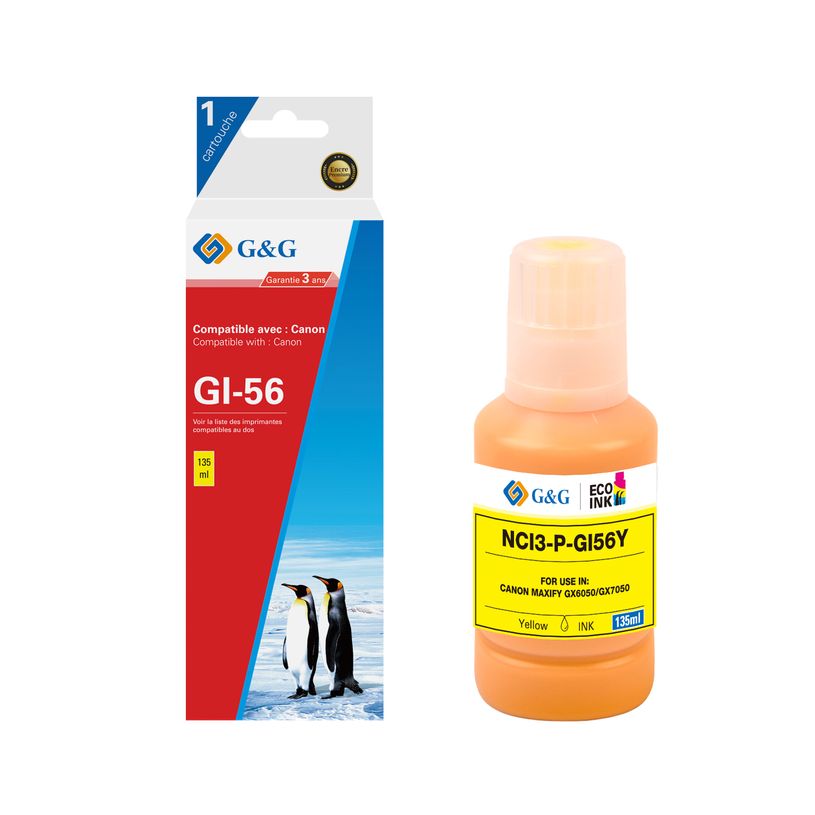 6937173407456-Cartouche compatible Canon GI-56 - jaune - G&G-P_405242767_1-0