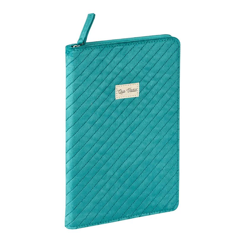 3371010531622-Agenda Année Civile - MINISTRE FR avec répertoire - Couverture Colette avec zip - Vert émeraude -16x24 cm - Semainier - 14 mois de décembre à ja--0