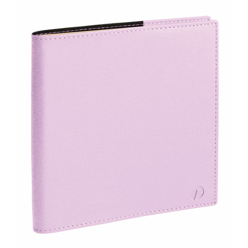 3371010528189-Agenda Année Civile - EXECUTIF PRESTIGE SPIRALÉ FR avec répertoire - Couverture Soho - parme - 16x16 cm - Semainier - 14 mois de décembre à ja--0