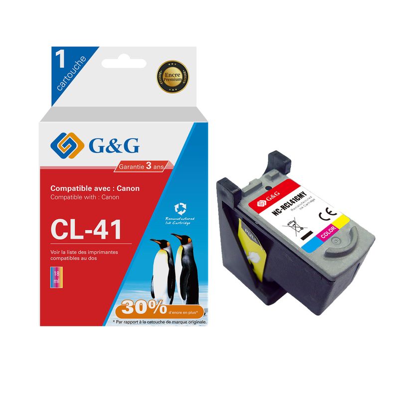 6937173407906-Cartouche compatible Canon CL-41 - cyan, magenta,jaune - G&G-P_405243042_1-0