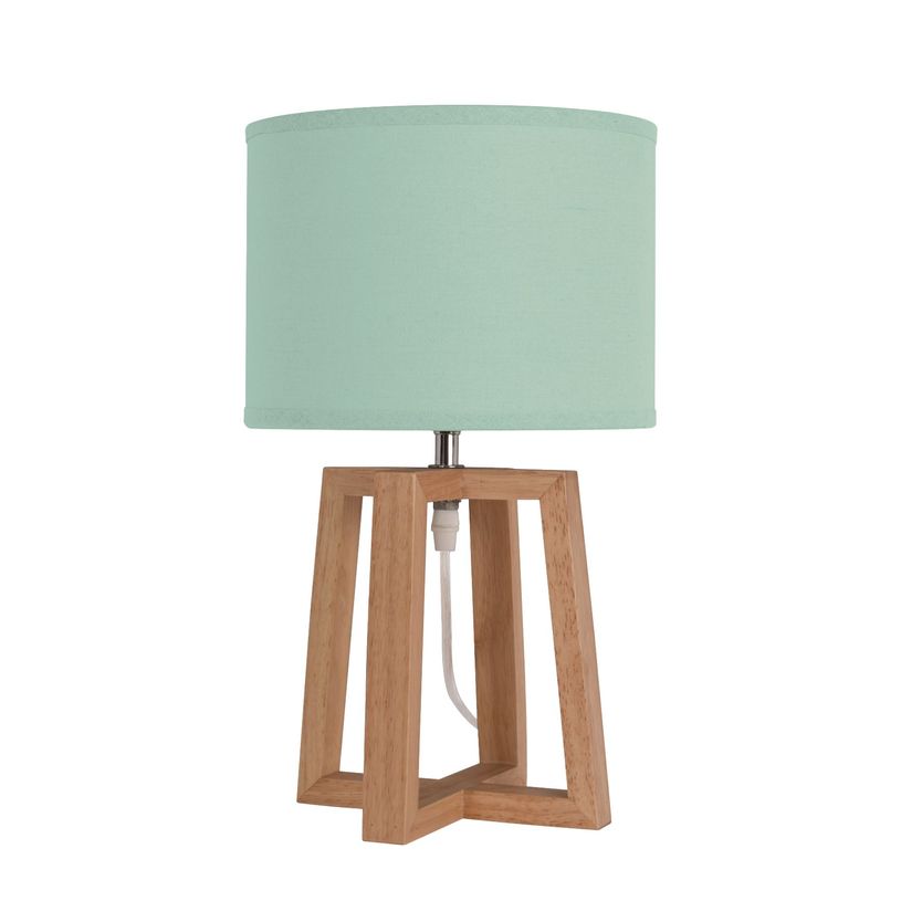 3361410150486-Lampe de Bureau BECKER - bois et tissu  sauge-P_405243318_2-0