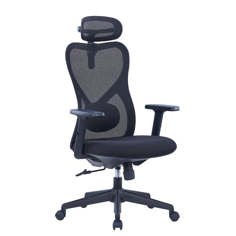 3760388581252-Fauteuil de bureau SUN - accoudoirs - appuie-tête - noir-P_405243487_1-0