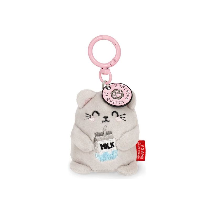 8052694028053-LEGAMI Super Soft! - Porte-clés en peluche - Petit - Kitty-P_405243896_1-0