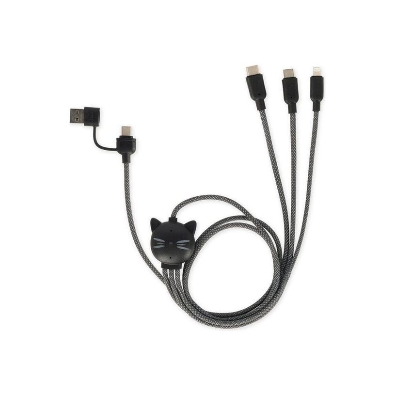 8052694017415-LEgami Three Hugs - Câble USB - 24 pin USB-C (M) avec adaptateur USB-C vers USB-A détachable pour 24 pin USB-C, Lightning (M) - 1.2 m - 3 e-P_405243906_3-0