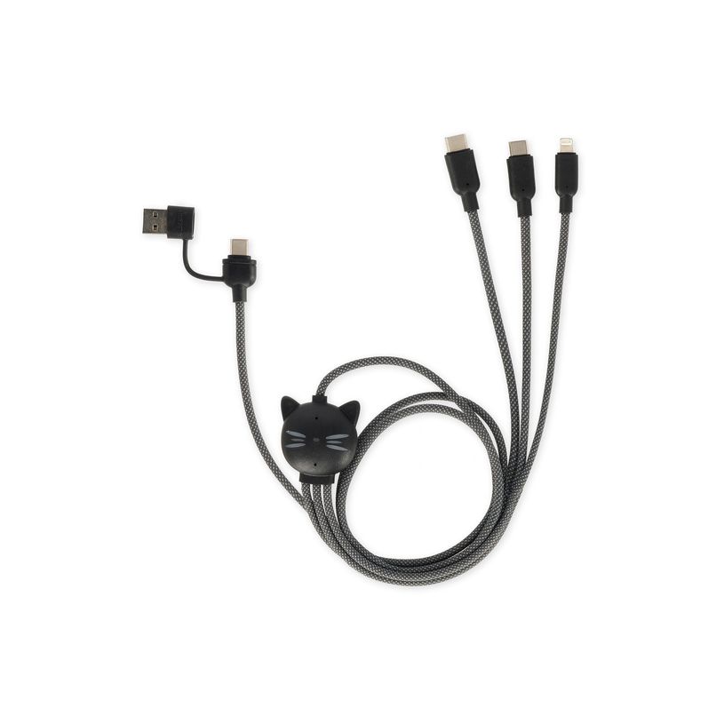 8052694017415-LEgami Three Hugs - Câble USB - 24 pin USB-C (M) avec adaptateur USB-C vers USB-A détachable pour 24 pin USB-C, Lightning (M) - 1.2 m - 3 e-P_405243906_4-1