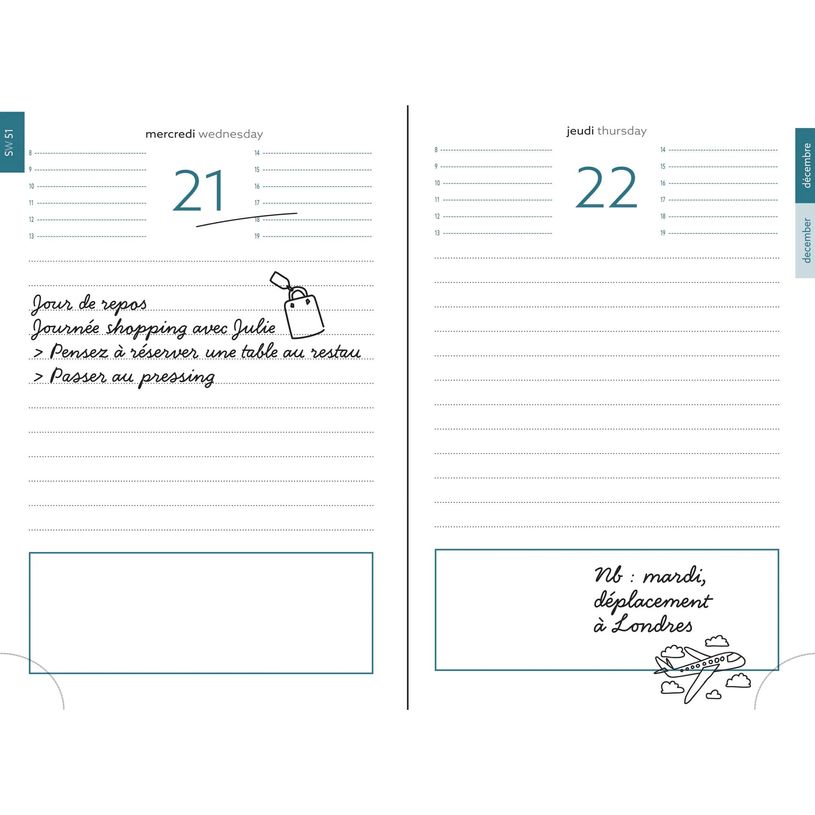 3660942088060-Agenda de poche Mini Labo EasyDay 15 - 1 jour par page - 10 x 15 cm - Ivoire - Exacompta--3