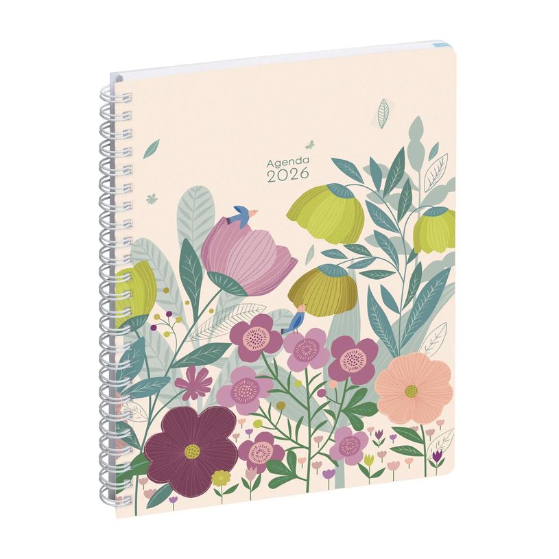 3660942088480-Agenda de bureau Mini Labo Easytime 21S spiralé - 1 semaine sur 1 page - 15 x 21 cm - Ivoire - Exacomp--0