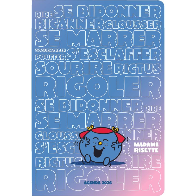 3664447212357-Agenda Monsieur Madame - 1 semaine sur 2 pages - 17 x 24,5 cm - Madame Risette - Oberthur--0