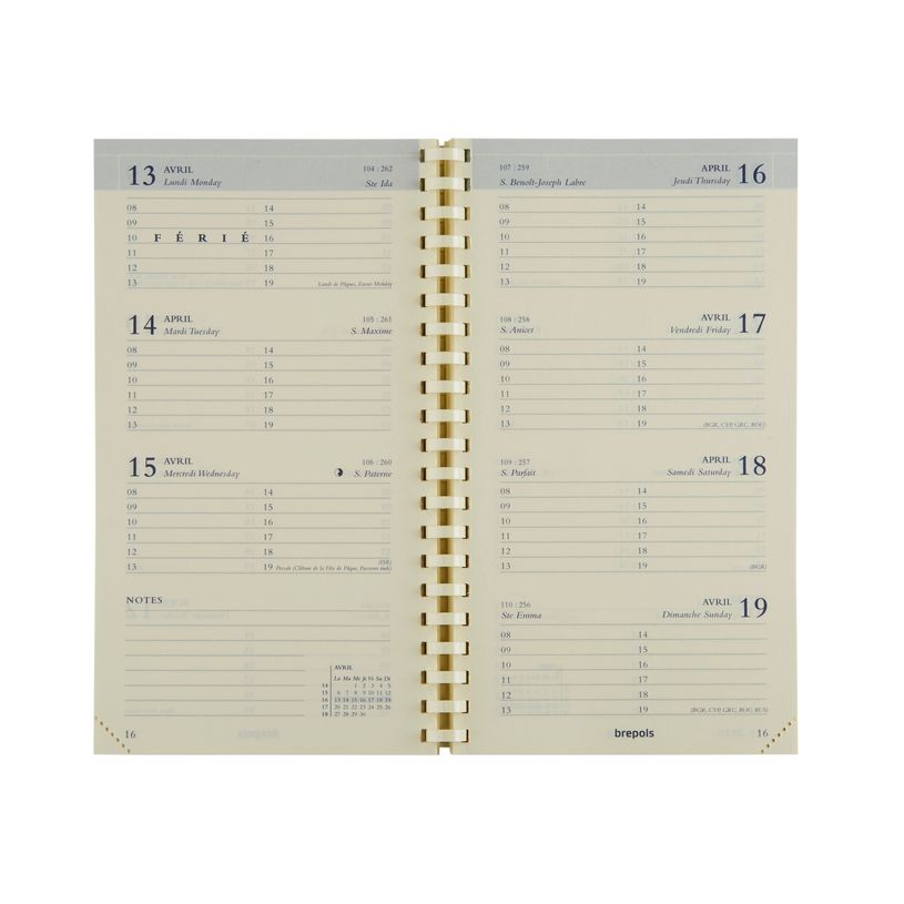 5412303104845-Agenda semainier Interplan – format 2L – recharge – Brepols--0