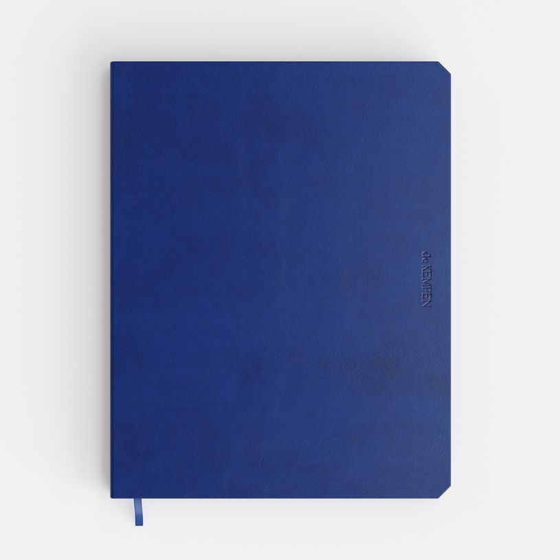 5412303354752-Agenda weekly planner de KEMPEN Blue Note – format L – bleu – Brepols--0