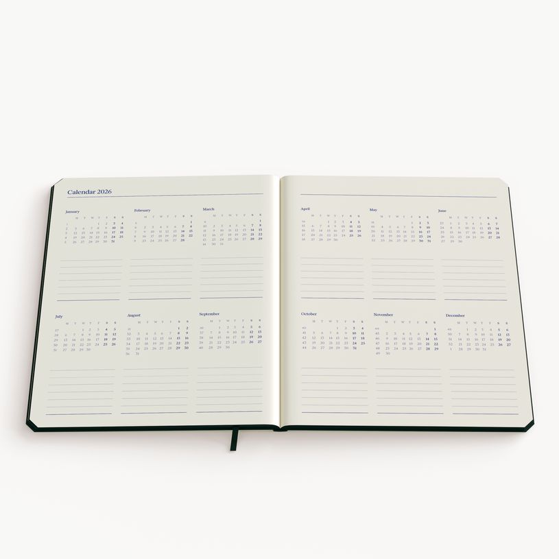 5412303354752-Agenda weekly planner de KEMPEN Blue Note – format L – bleu – Brepols--2